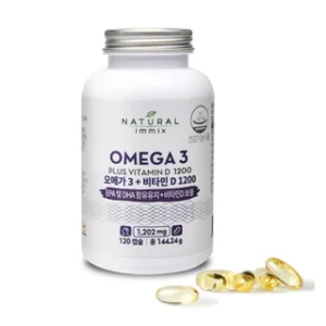Omega 3 Plus + Vitamin D Natural 1202mg hộp 120 viên